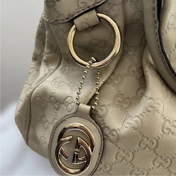 Gucci Beige Leather Tote Bag - Picture 3 of 11